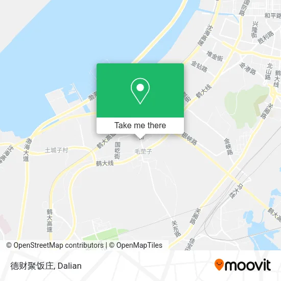 德财聚饭庄 map