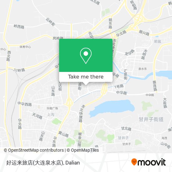 好运来旅店(大连泉水店) map