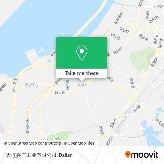 大连兴广工业有限公司 map