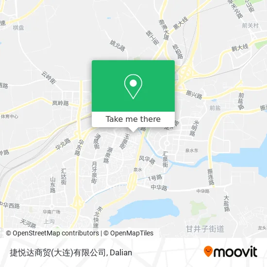 捷悦达商贸(大连)有限公司 map
