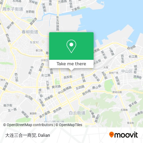 大连三合一商贸 map