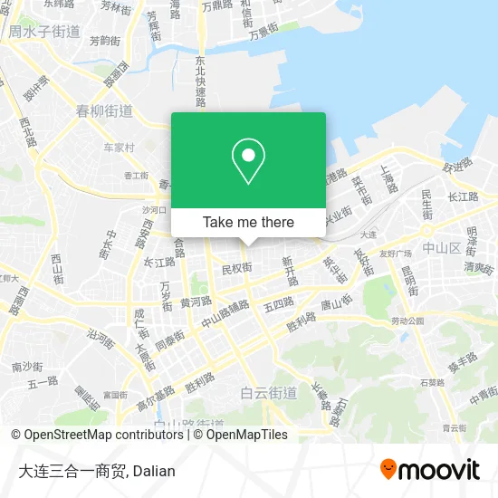 大连三合一商贸 map