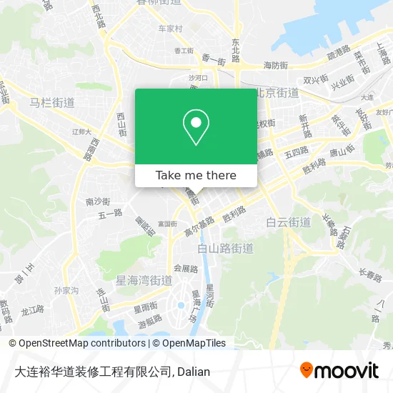 大连裕华道装修工程有限公司 map