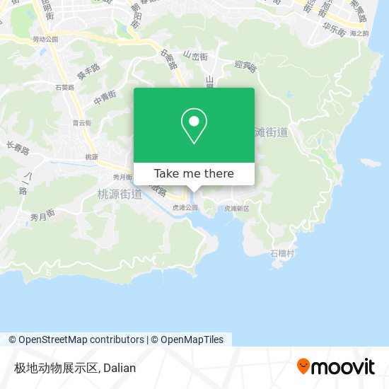 极地动物展示区 map