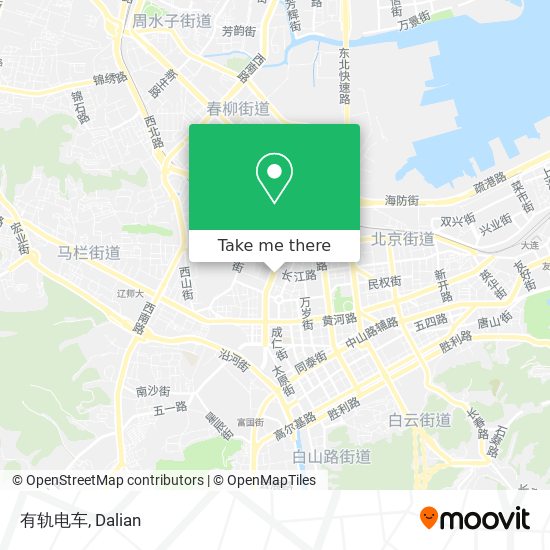 有轨电车 map