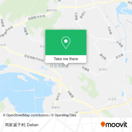 周家崴子村 map