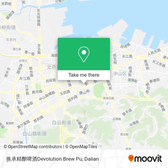 换承精酿啤酒Devolution Brew Pu map
