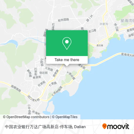 中国农业银行万达广场高新店-停车场 map