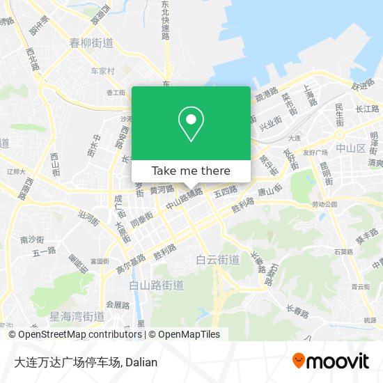 大连万达广场停车场 map