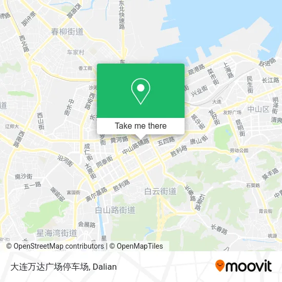 大连万达广场停车场 map