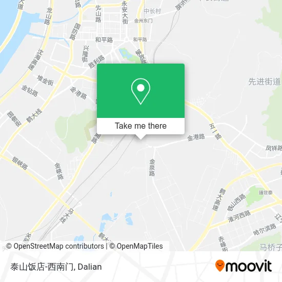 泰山饭店-西南门 map