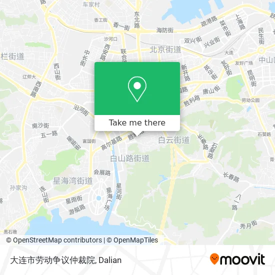 大连市劳动争议仲裁院 map