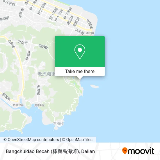 Bangchuidao Becah (棒槌岛海滩) map