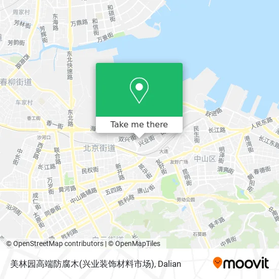 美林园高端防腐木(兴业装饰材料市场) map