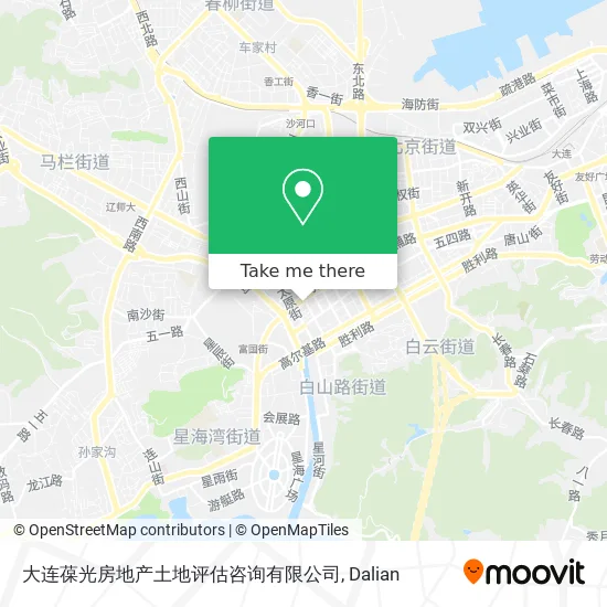 大连葆光房地产土地评估咨询有限公司 map