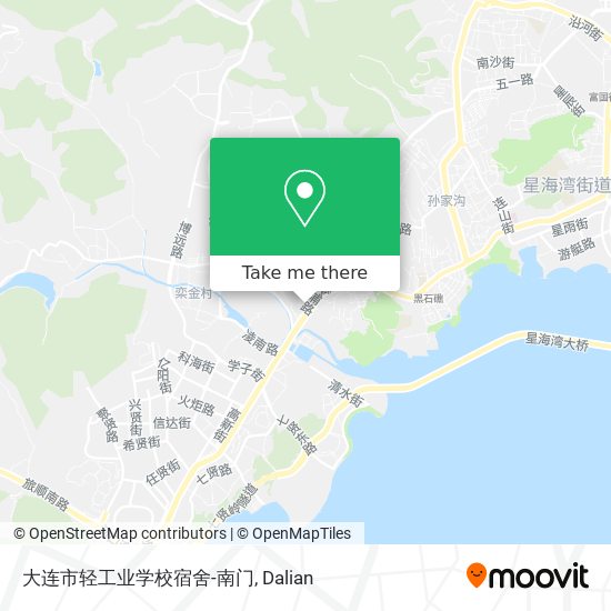 大连市轻工业学校宿舍-南门 map