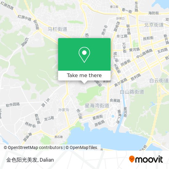 金色阳光美发 map