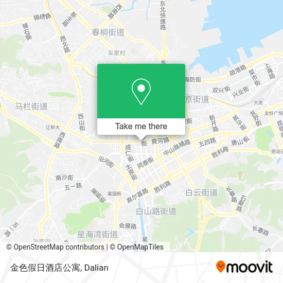 金色假日酒店公寓 map