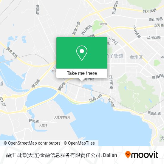 融汇四海(大连)金融信息服务有限责任公司 map