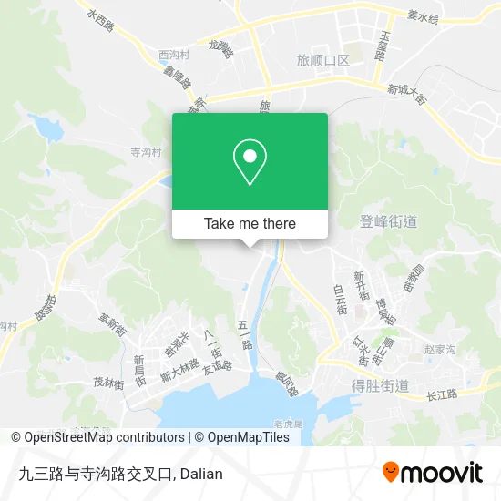 九三路与寺沟路交叉口 map