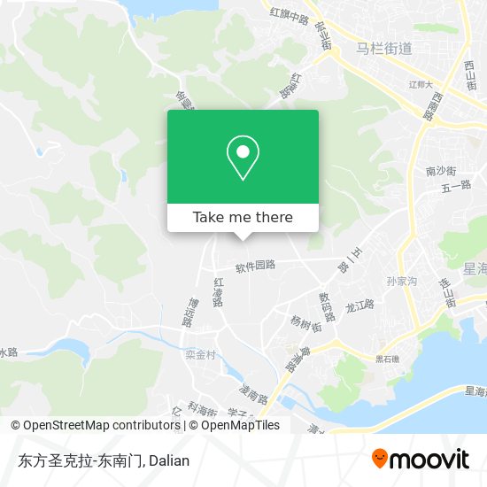 东方圣克拉-东南门 map
