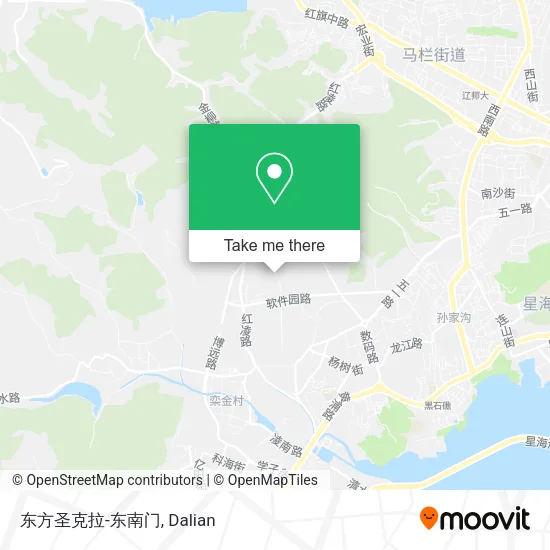 东方圣克拉-东南门 map