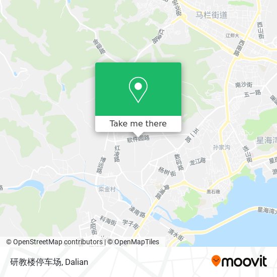 研教楼停车场 map