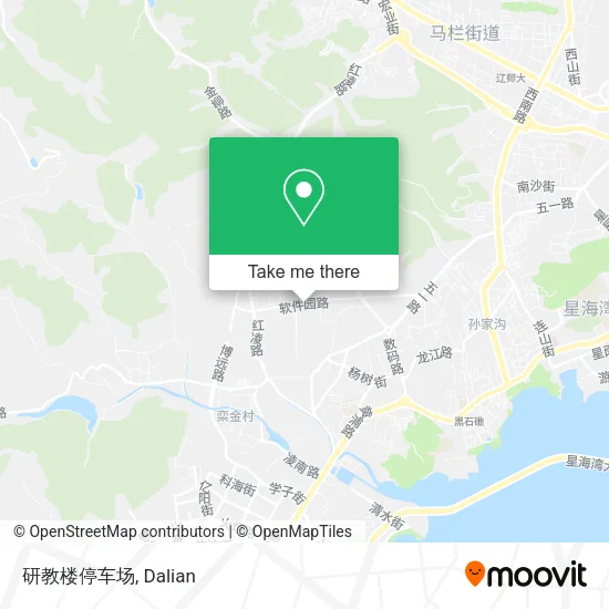 研教楼停车场 map
