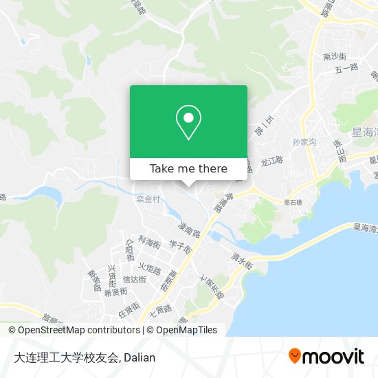 大连理工大学校友会 map