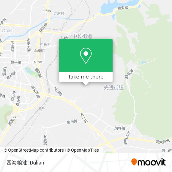 四海粮油 map