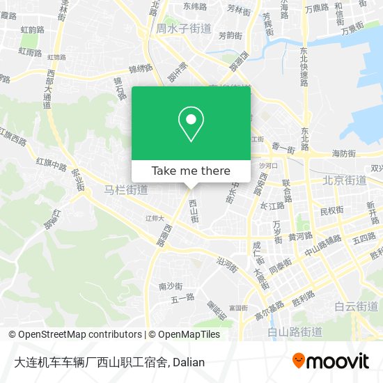 大连机车车辆厂西山职工宿舍 map