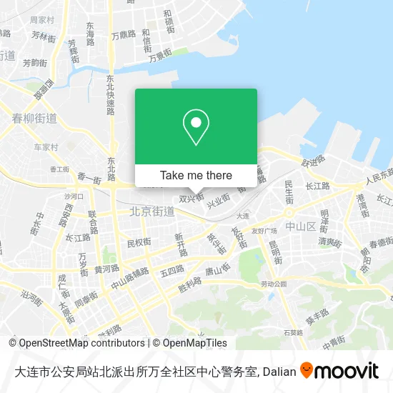 大连市公安局站北派出所万全社区中心警务室 map