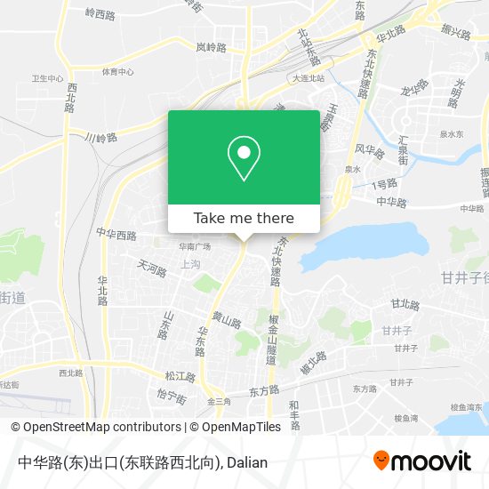 中华路(东)出口(东联路西北向) map