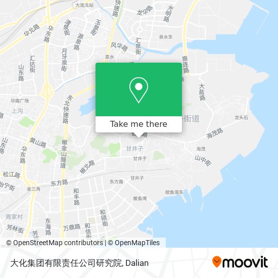 大化集团有限责任公司研究院 map