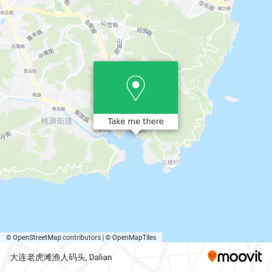 大连老虎滩渔人码头 map