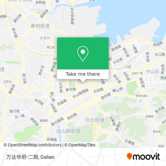万达华府-二期 map