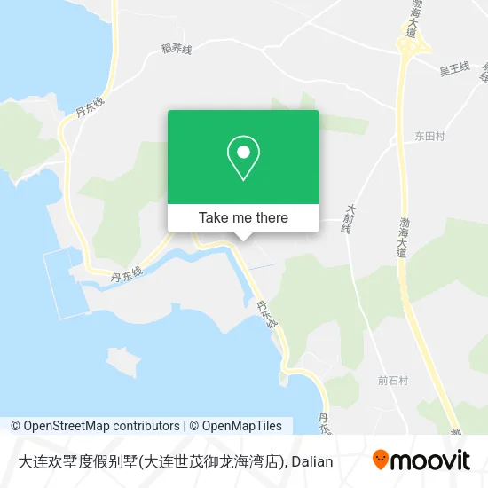 大连欢墅度假别墅(大连世茂御龙海湾店) map