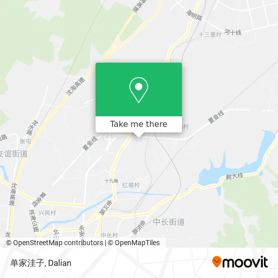 单家洼子 map