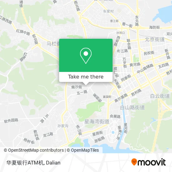 华夏银行ATM机 map
