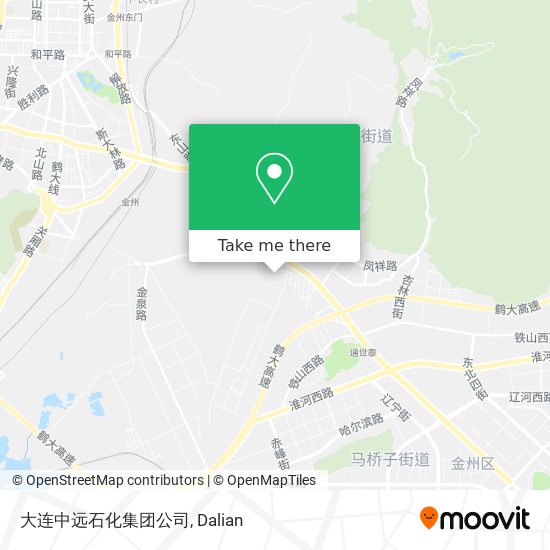 大连中远石化集团公司 map