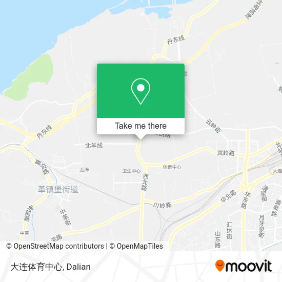 大连体育中心 map