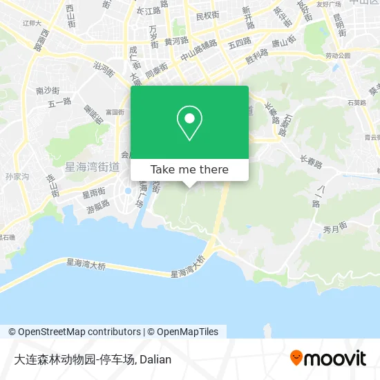 大连森林动物园-停车场 map