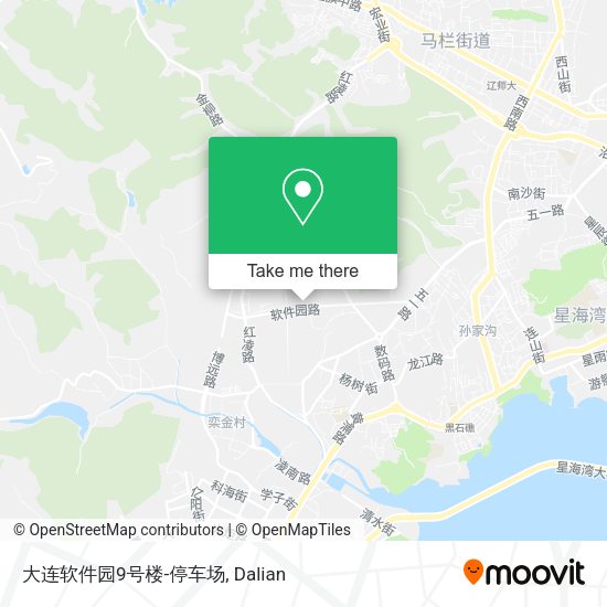 大连软件园9号楼-停车场 map