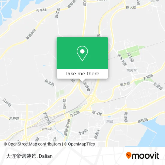 大连帝诺装饰 map