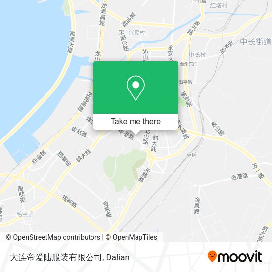 大连帝爱陆服装有限公司 map