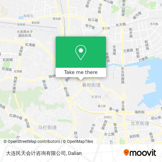 大连民天会计咨询有限公司 map