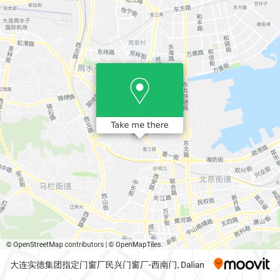 大连实德集团指定门窗厂民兴门窗厂-西南门 map
