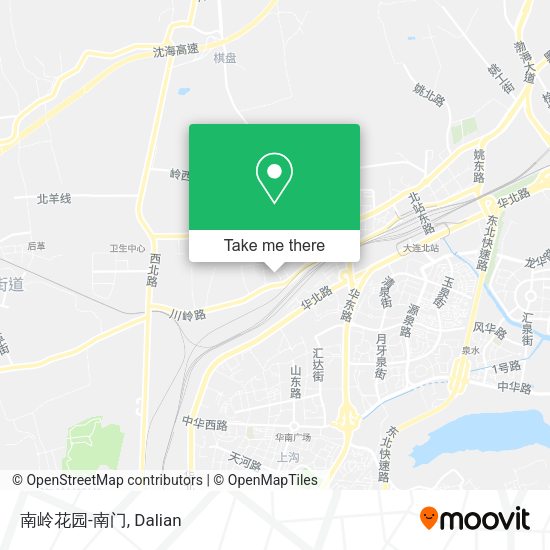 南岭花园-南门 map