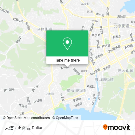 大连宝正食品 map