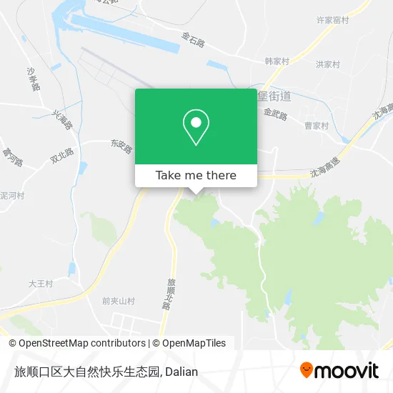 旅顺口区大自然快乐生态园 map